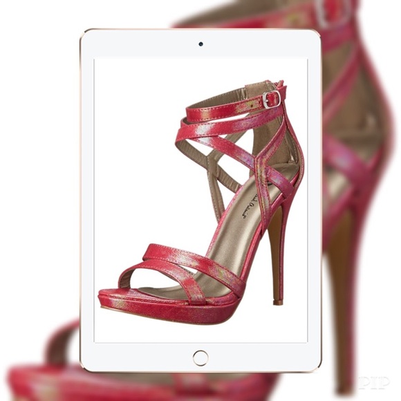 Michael Antonio Metallic Pink Heels - Picture 1 of 2